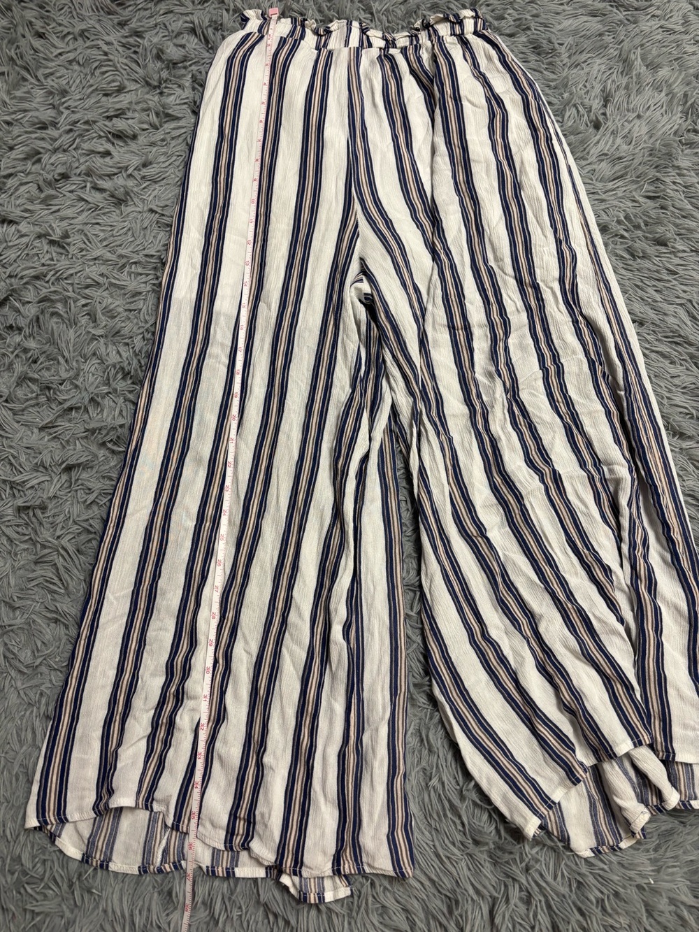 Simplee Apparel Striped Linded Pants with Large Slits on the Pantlegs! - Picture 12 of 16